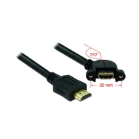 DeLock HDMI-Kabel mit Ethernet, HDMI Stecker zu HDMI Buchs