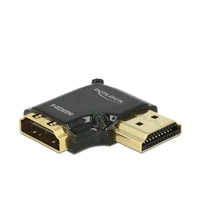 DeLock HDMI-Adapter, HDMI Buchse zu HDMI Stecker, Schwarz