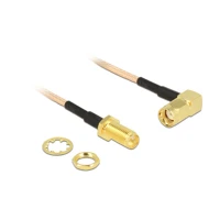 DeLock Antennenkabel, RP-SMA Gefäß zu RP-SMA Stecker, 16cm