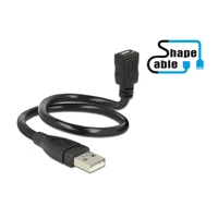 DeLock ShapeCable, USB-Verlängerungskabel, Micro-USB Typ B