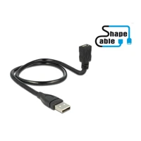 DeLock ShapeCable, USB-Verlängerungskabel, Micro-USB Typ B