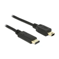 DeLock USB-Kabel, USB-C Stecker zu mini-USB Typ B Stecker