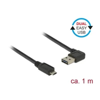 DeLock EASY-USB, USB-Kabel, Micro-USB Typ B Stecker umkehr
