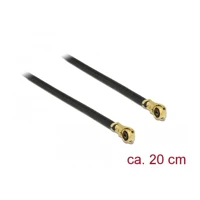 DeLock Antennenkabel, MHF4/HSC Stecker gewinkelt zu MHF4/H