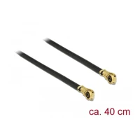 DeLock Antennenkabel, MHF4/HSC Stecker gewinkelt zu MHF4/H