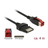 DeLock Powered USB-Kabel, USB PlusPower (24 V) Stecker zu