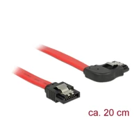 DeLock SATA-Kabel, SATA Stecker zu SATA Stecker, 20cm, ein