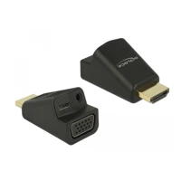 DeLock Videokonverter, HDMI, VGA, Schwarz, retail