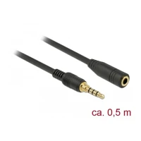 DeLock Audioverlängerungskabel, 4-poliger Mini-Stecker zu