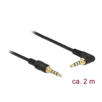 DeLock Audiokabel, 4-poliger Mini-Stecker gewinkelt zu 4-p
