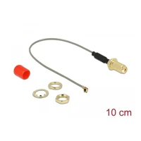 DeLock Antennenkabel, SMA Gefäß zu MHF/U.FL Stecker, 10cm