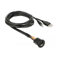 DeLock USB/Audio-Verlängerungskabel, USB, Mini-Stecker Ste