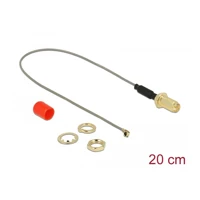 DeLock Antennenkabel, RP-SMA Gefäß zu MHF/U.FL Stecker, 20
