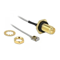 DeLock Antennenkabel, RP-SMA Buchse Bulkhead zu MHF I LK S