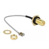 DeLock Antennenkabel, RP-SMA Buchse Bulkhead zu MHF I LK S