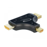 DeLock 3 in 1 Monitor Adapter with HDMI / DisplayPort / mi
