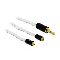 DeLock Headset-Kabel, Mini-Stecker zu MMCX Stecker, 1,2m