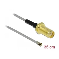 DeLock Antennenkabel, SMA Buchse zu MHF4 Stecker, 35cm, Ko