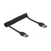 DeLock USB 3.0 Coiled Cable Type-A Stecker to Type-A Steck