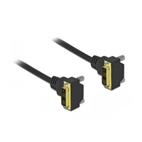 DeLock DVI-Kabel, Single Link, DVI-D Stecker gewinkelt zu