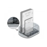 DeLock USB Type-C Docking Station for 2x SATA HDD / SSD, H