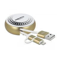 DeLock Lightning-Kabel, USB Stecker zu Micro-USB Typ B, Li