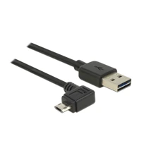 DeLock Easy, USB-Kabel, USB Stecker umkehrbar zu Micro-USB