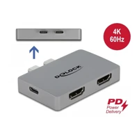 DeLock Dockingstation, USB-C / Thunderbolt 3-2x HDMI