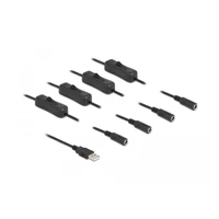 DeLock Netz-Splitter, USB Stecker zu Gleichstromstecker 5