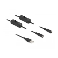 DeLock Netz-Splitter, USB Stecker zu Gleichstromstecker 5