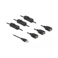 DeLock Netz-Splitter, USB Stecker zu USB Buchse, 5V, 2A, 1