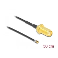 DeLock Antennenkabel, SMA Buchse Bulkhead zu MHF 4L LK Ste