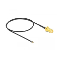 DeLock Antennenkabel, SMA Buchse Bulkhead zu MHF 4L LK Ste