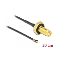 DeLock Antennenkabel, SMA Buchse Bulkhead zu MHF 4L LK Ste