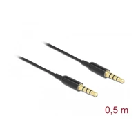 DeLock Audioverlängerungskabel, 4-poliger Mini-Stecker zu
