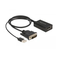 DeLock Adapterkabel, DVI-D, USB (nur Strom) Stecker zu Dis