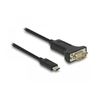 DeLock Kabel USB / seriell, USB-C Stecker zu RS-232 Stecke