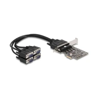 DeLock Serieller Adapter, PCIe 2.0 Low-Profile, RS-232x1