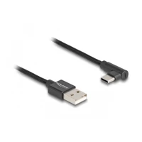 DeLock USB-Kabel, USB Stecker zu USB-C Stecker gewinkelt