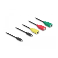 DeLock Hub, 4x USB 2.0, Desktop, AC