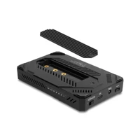 DeLock Speichergehäuse, für 1x M.2 NVMe SSD + 1x2,5" SATA