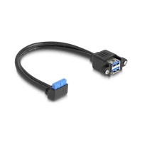 DeLock Internes USB-Kabel, 19-poliger USB 3.0 Kopf Stecker