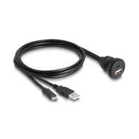 DeLock USB-Kabel, USB, USB-C Stecker zu USB, USB-C Buchse