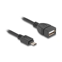 DeLock USB-Kabel, Micro-USB Typ B Stecker zu USB Buchse, 1