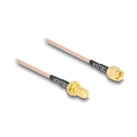 DeLock Antennenkabel, SMA Buchse zu SMA Stecker Bulkhead