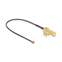 DeLock Antennenkabel, SMA Buchse 90° PCB zu MHF I, 25cm, K