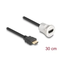 DeLock HDMI-Verlängerungskabel, HDMI Stecker zu HDMI Buchs