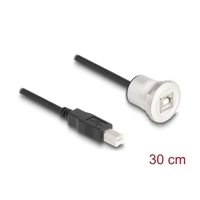 DeLock USB-Verlängerungskabel, USB Typ B Stecker zu USB Ty
