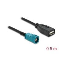 DeLock Datenkabel, HSD Z Buchse zu USB Buchse, 50 cm
