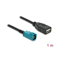 DeLock Datenkabel, HSD Z Buchse zu USB Buchse, 1 m